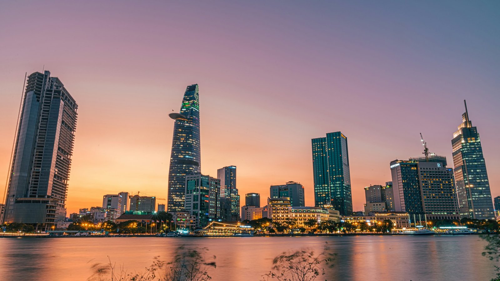 Aerial view of Ho Chi Minh City